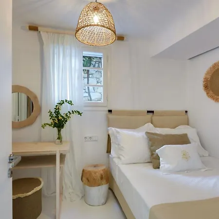 Executive Paros Villa: Beachfront Supreme With Private Pool Villa