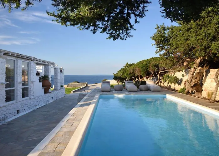 Villa Executive Paros 5 Bedrooms Beachfront Supreme Beachfront Sea Views&private Pool *