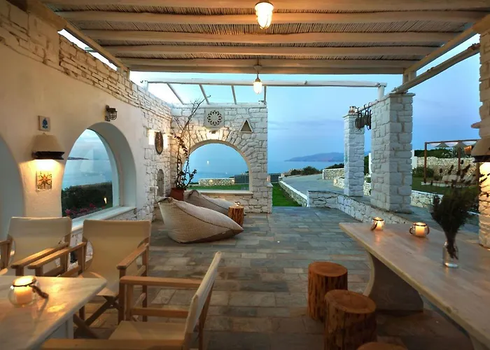 Executive Paros 5 Bedrooms Beachfront Supreme Beachfront Sea Views&private Pool * Ambelas