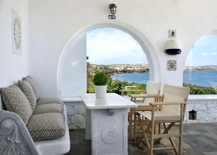 Executive Paros 5 Bedrooms Beachfront Supreme Beachfront Sea Views&private Pool * Ambelas