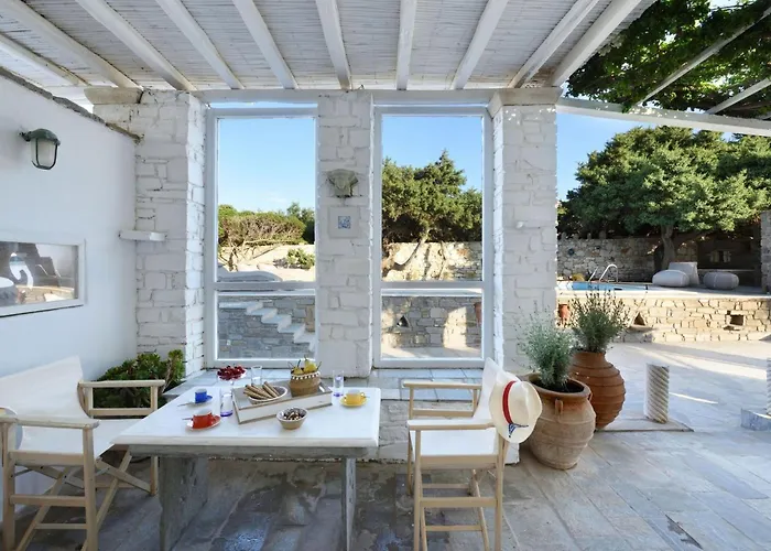 Executive Paros 5 Bedrooms Beachfront Supreme Beachfront Sea Views&private Pool *