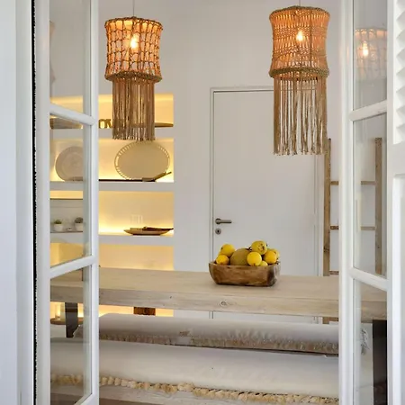 Executive Paros Villa: Beachfront Supreme With Private Pool Villa