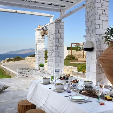 Executive Paros 5 Bedrooms Beachfront Supreme Beachfront Sea Vila Ambelas
