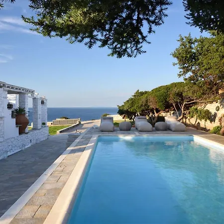 Executive Paros Villa: Beachfront Supreme With Private Pool Villa *