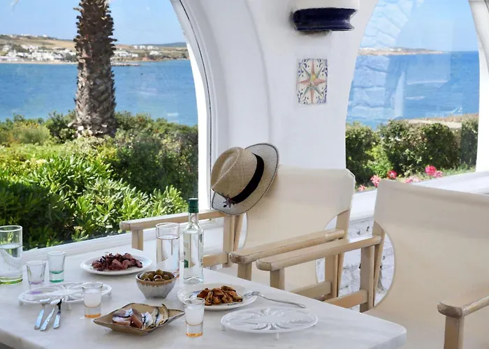 Executive Paros 5 Bedrooms Beachfront Supreme Beachfront Sea Villa *