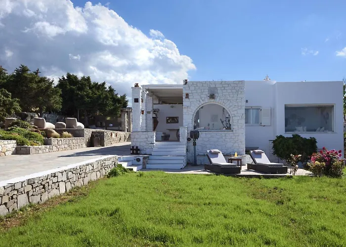 Villa Executive Paros 5 Bedrooms Beachfront Supreme Beachfront Sea *